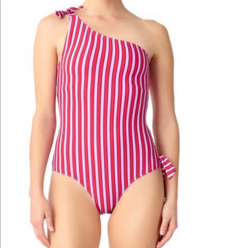 Ann Cole new pink combo swimsuit